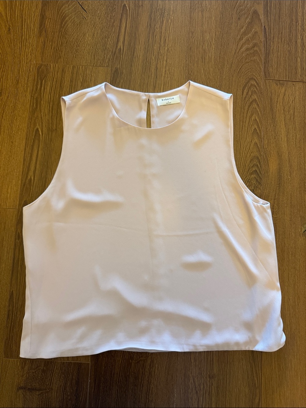 Babaton Sleeveless Camisole in Blush Pink
